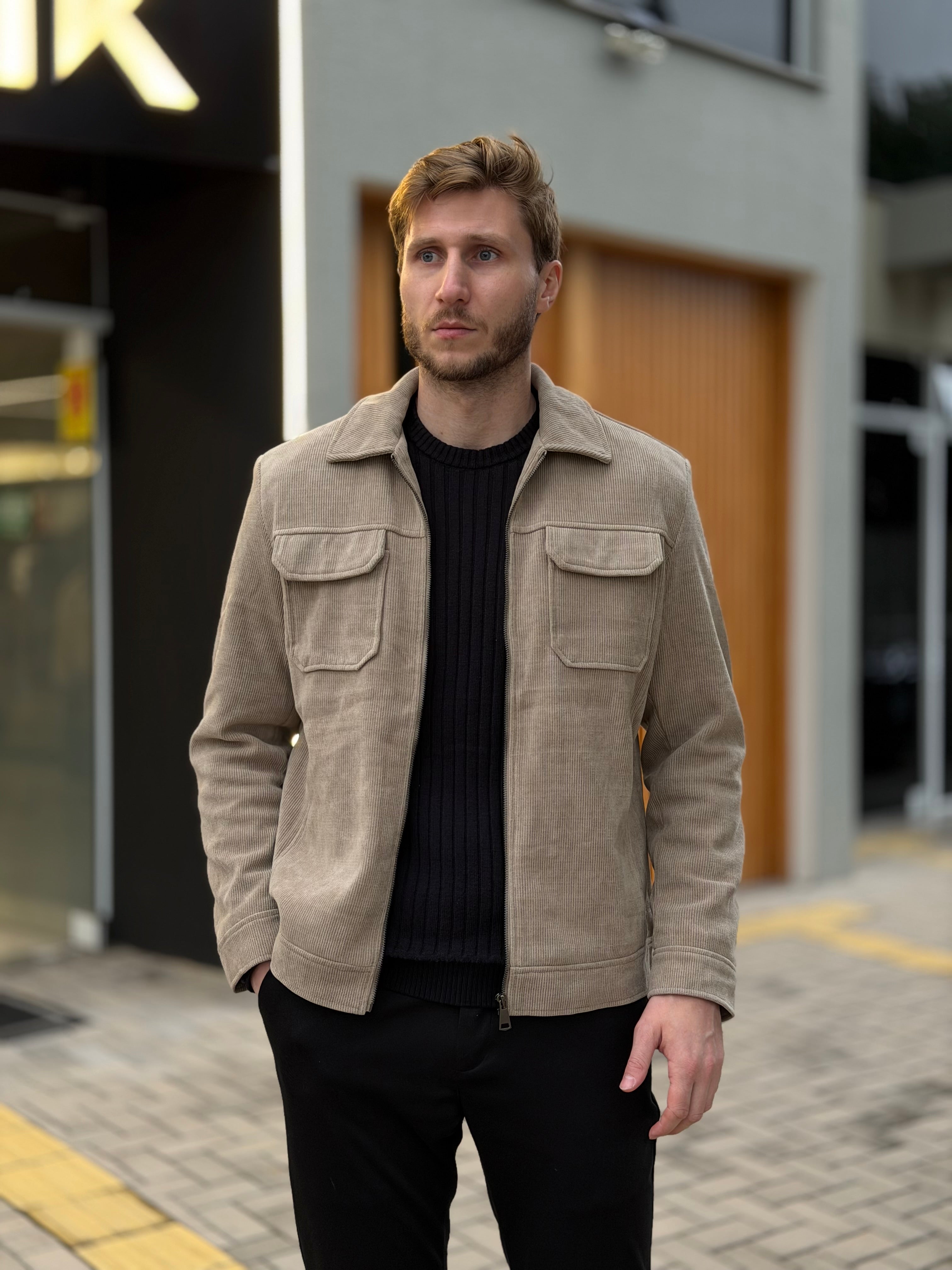 Jaqueta Overshirt Cotelê Hellik