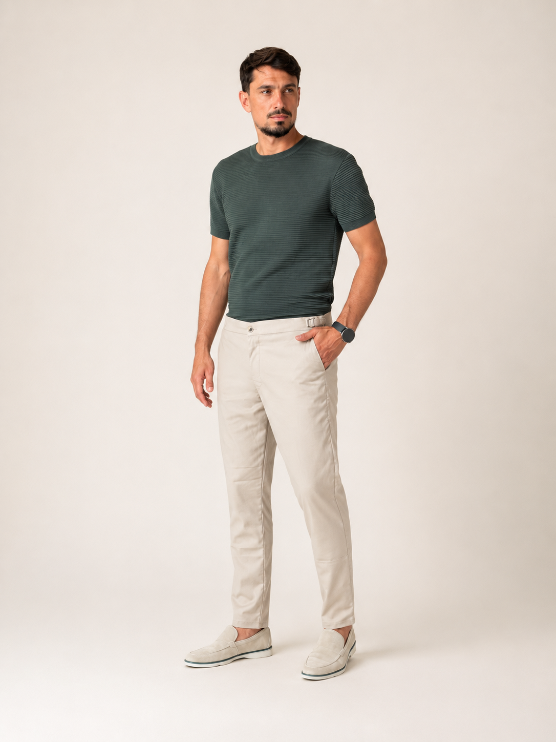 Calça com Ajuste de Cintura Pienza Hellik