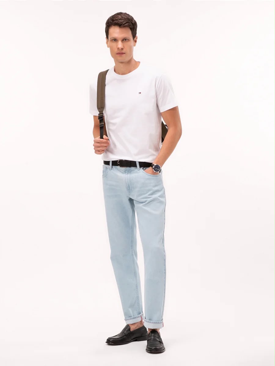 Camiseta Clássica Gola C Tommy Hilfiger