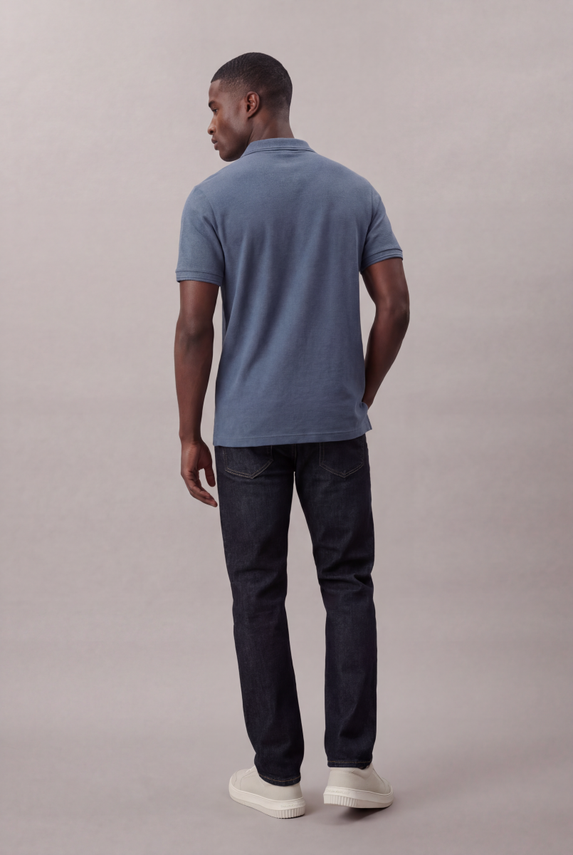 Polo Piquet Logo Bordado Calvin Klein