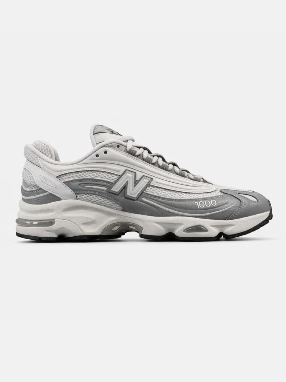Tenis New Balance U1000 Prata/Branco Masculino