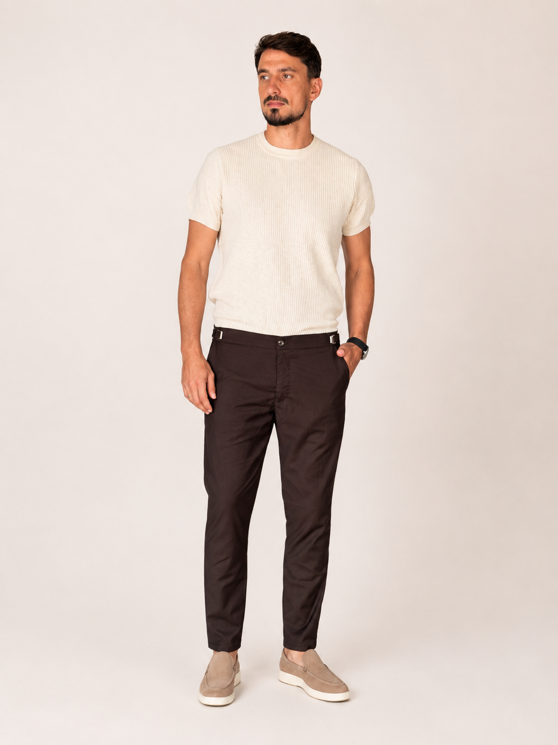 Calça com Ajuste de Cintura Pienza Hellik