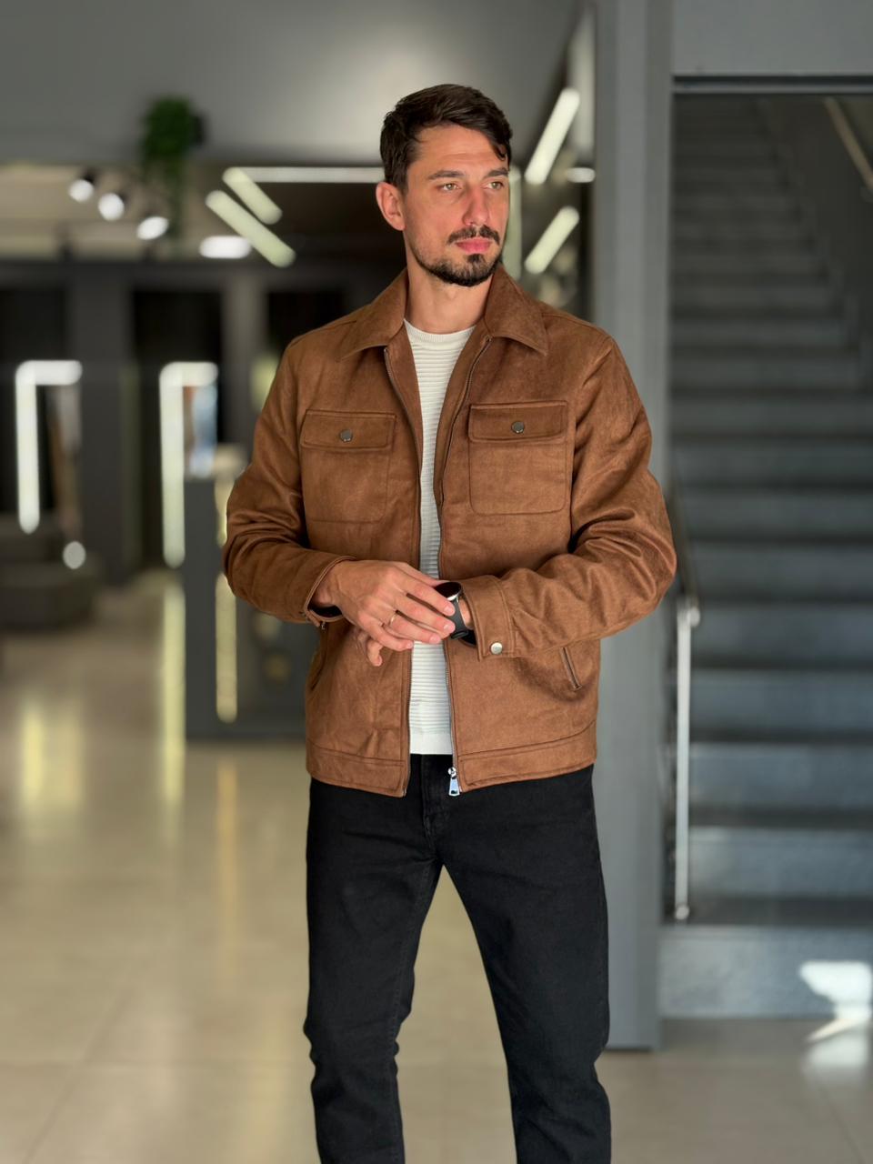 Jaqueta Overshirt Ziper Treviso Hellik