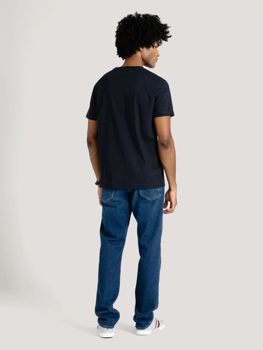 Camiseta Clássica Gola C Tommy Hilfiger