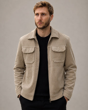 Jaqueta Overshirt Cotelê Hellik