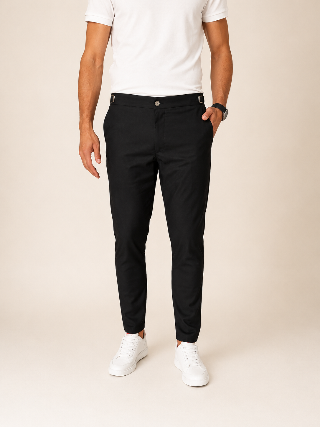 Calça com Ajuste de Cintura Pienza Hellik