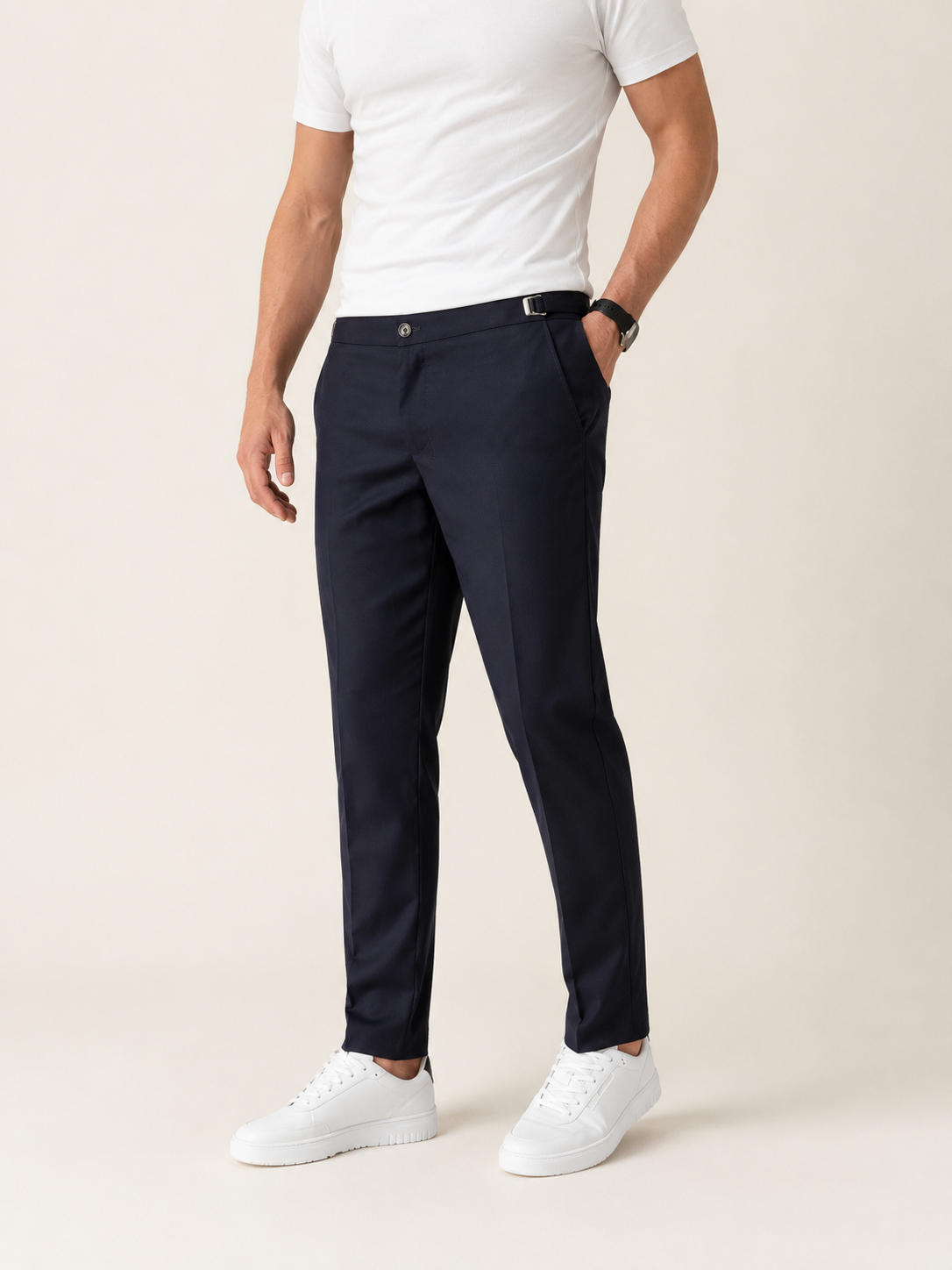 Calça com Ajuste de Cintura Pienza Hellik