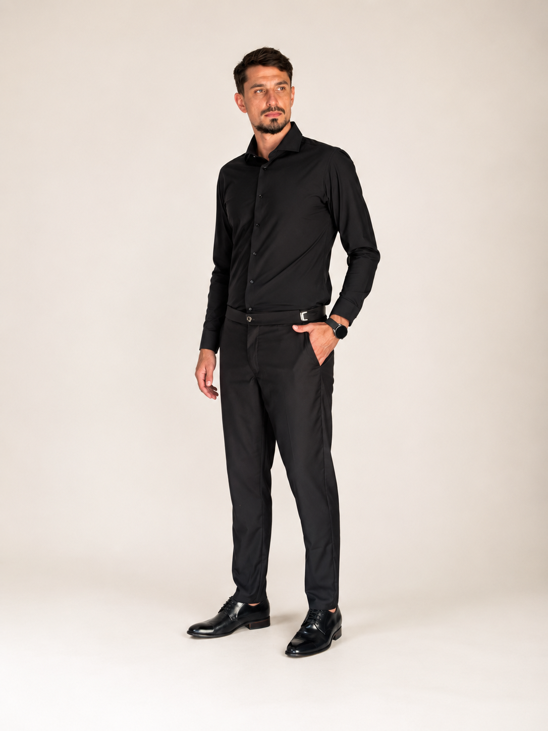 Calça com Ajuste de Cintura Pienza Hellik