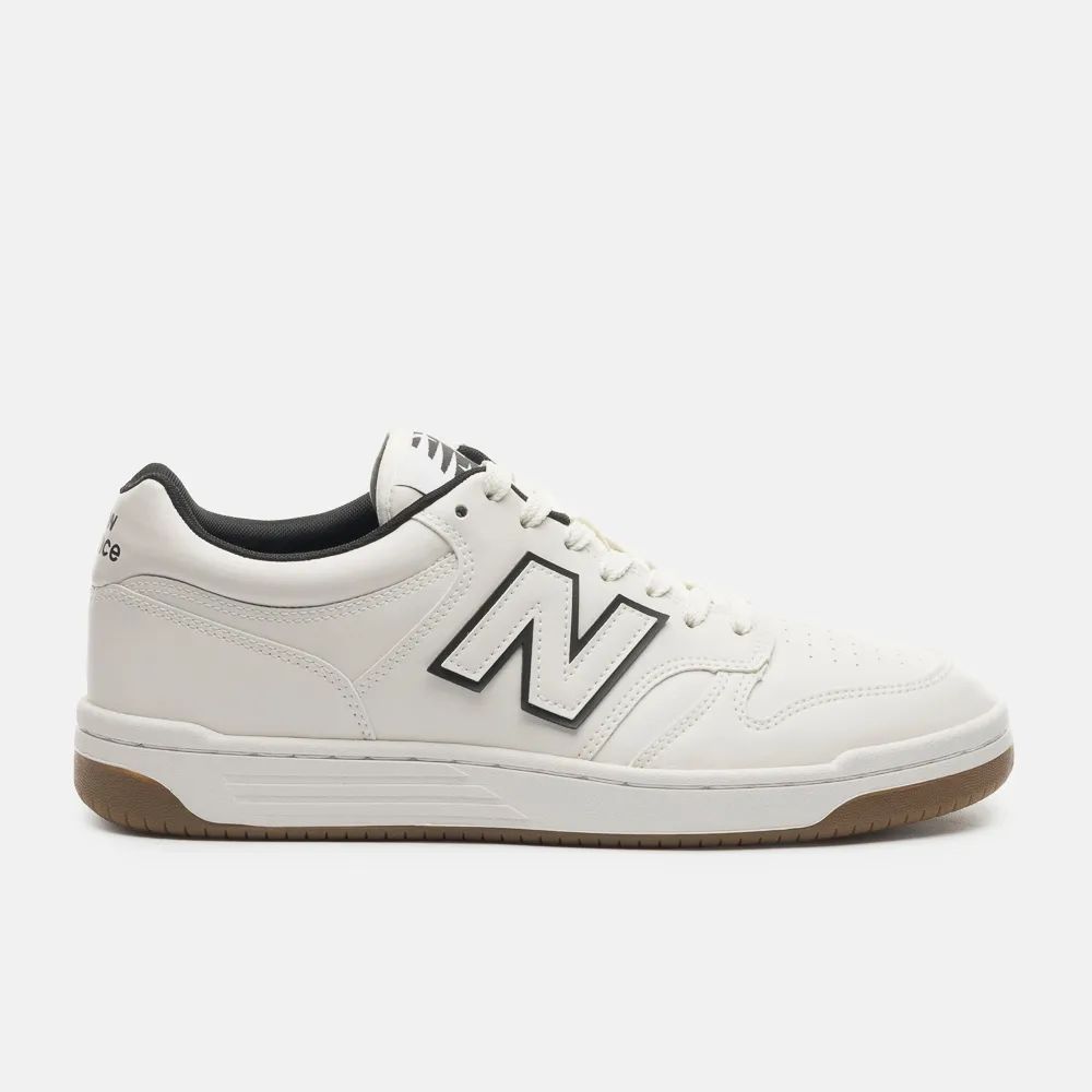 Tenis New Balance Low 480 Bege/Preto