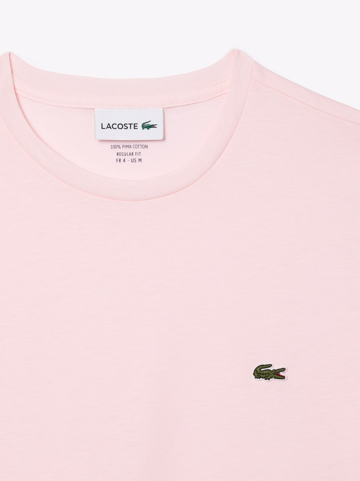 Camiseta Lacoste Básica Algodão Pima